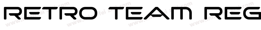 Retro Team Regular字体转换
